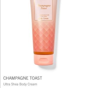 Champagne toast body cream